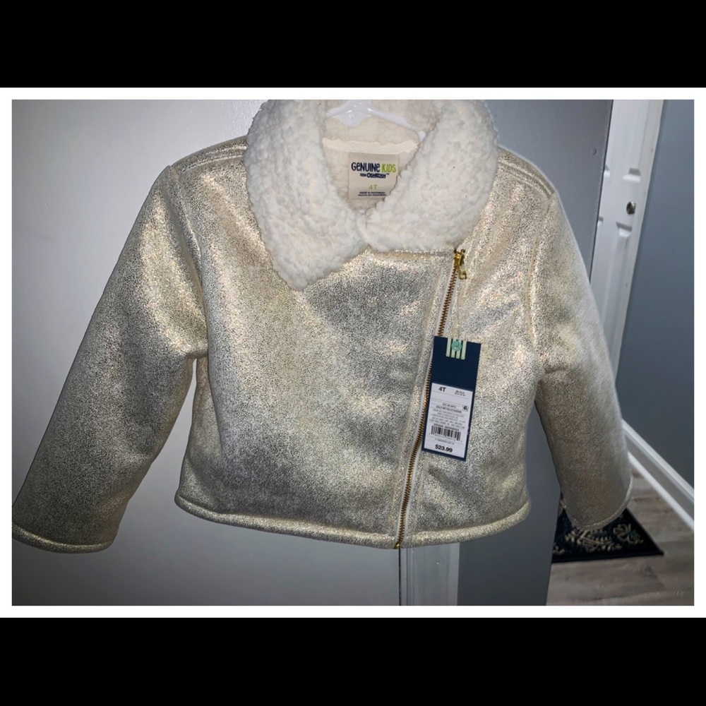 Sparkly gold Toddler Jacket